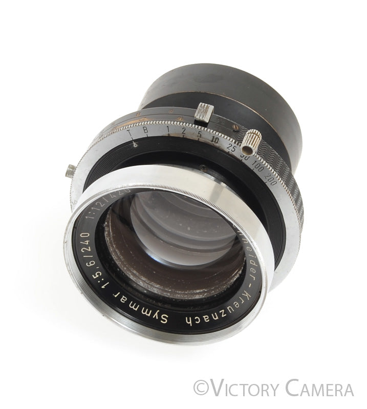 Schneider Symmar 240mm f5.6 Large Format 5x7 Lens in Compur 2 Shutter [EXC-] - Victory Camera