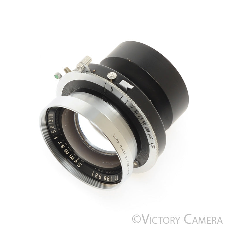 Schneider Convertible Symmar 210mm f5.6 4x5 View Camera Comour Shutter [EXC] - Victory Camera