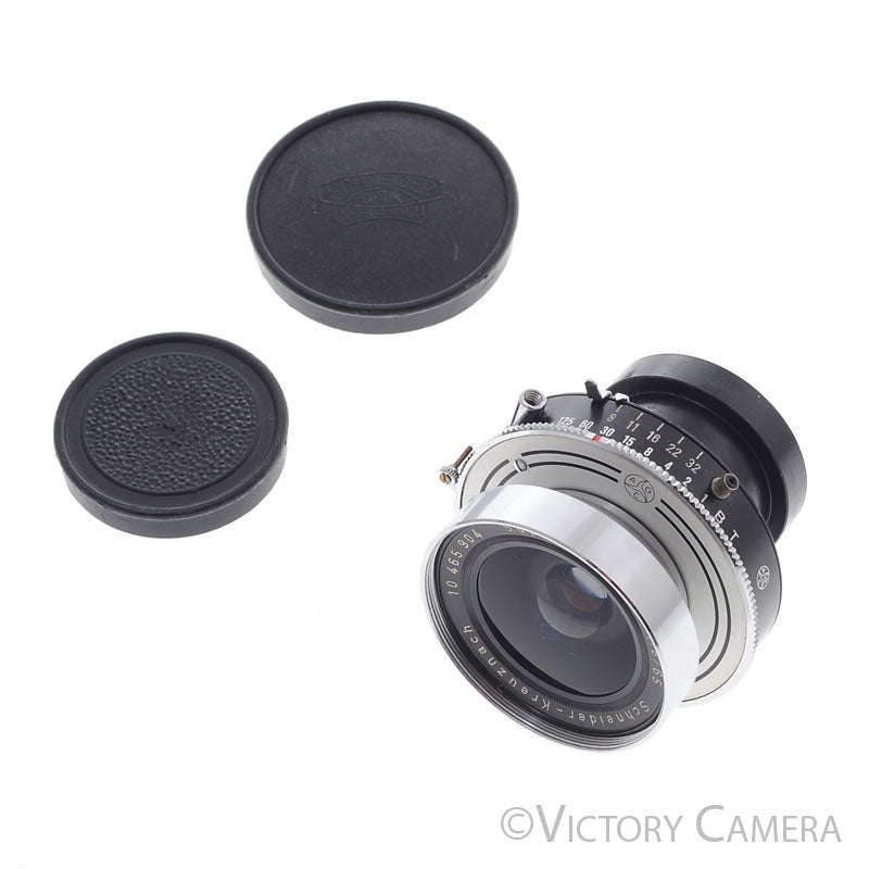 Schneider Super-Angulon 65mm f8 Wide Angle 4x5 Lens w/ Prontor Shutter [EXC] - Victory Camera
