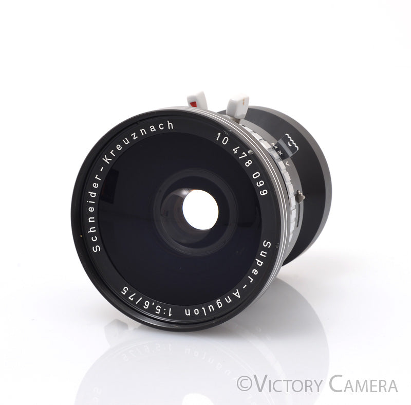 Schneider Super-Angulon 75mm f5.6 Wide Angle 4x5 Lens Compur Shutter [EXC-] - Victory Camera