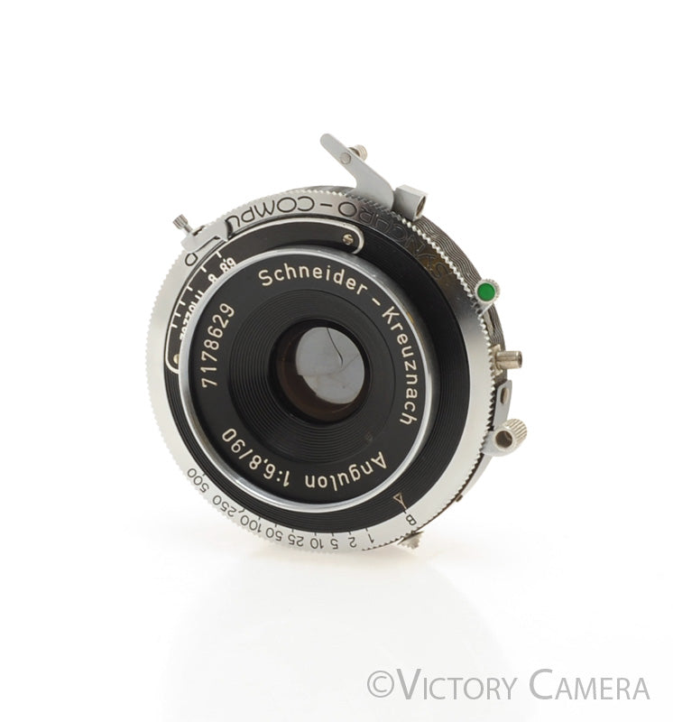 Schneider Angulon 90mm f6.8 4x5 Large Format Wide Angle Lens [EXC] - Victory Camera