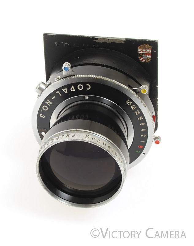 Schneider Tele-Xenar 360mm f5.5 Lens Copal 3 Shutter Linhof Board [EXC] - Victory Camera