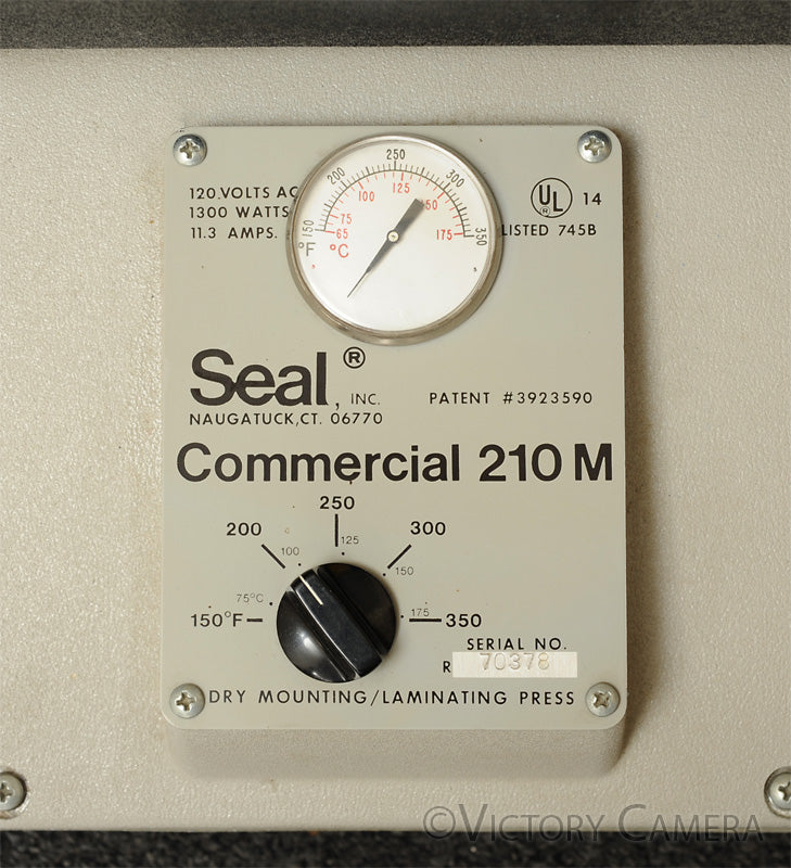 Seal Commercial 210 M Dry Mount Press  [EXC] - Victory Camera