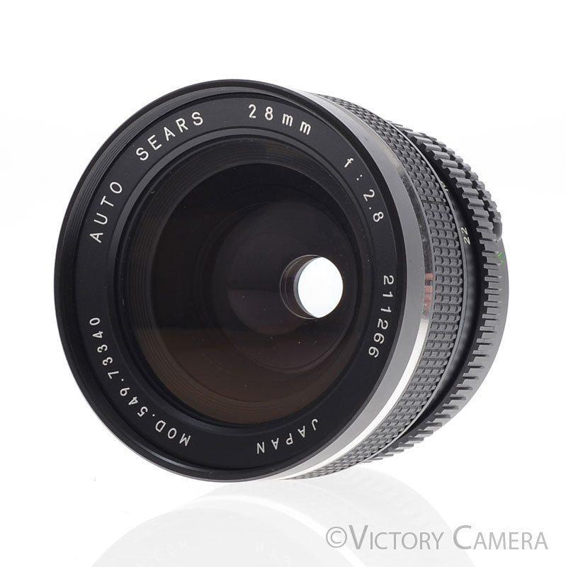 Sears Auto 28mm f2.8 Wide Angle Lens for Pentax M42 Screw Mount [EXC+] - Victory Camera