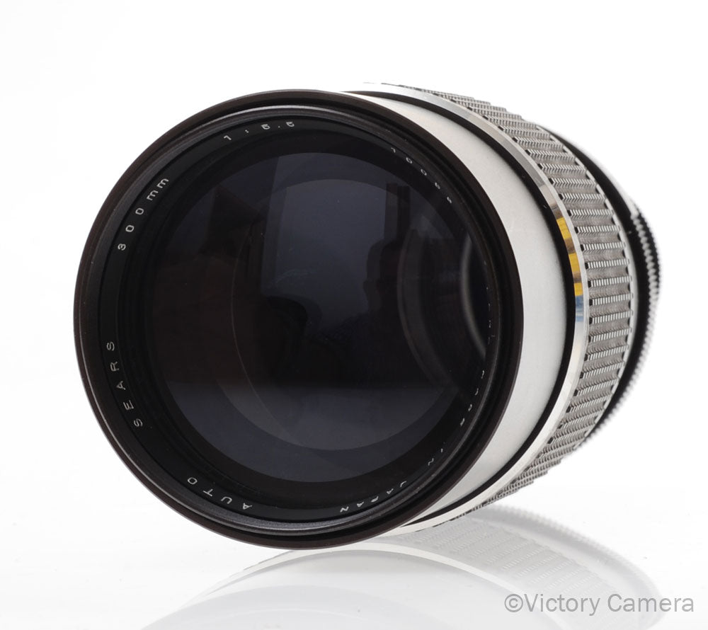 Sears Auto 300mm f5.5 Telephoto Prime Lens for Pentax M42 Screw Mount [EXC] - Victory Camera