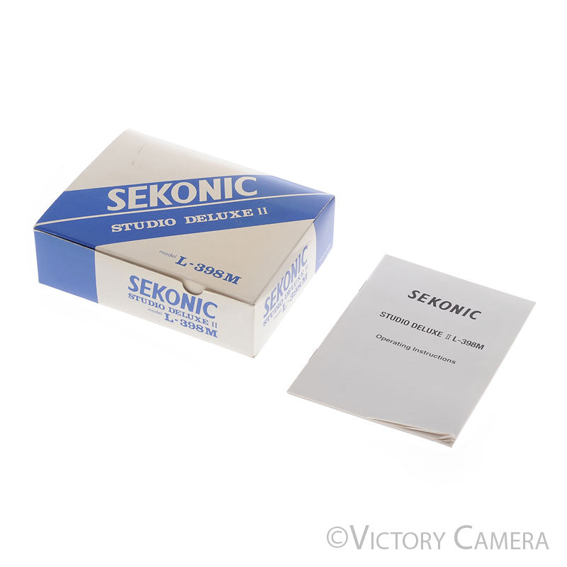 Sekonic Studio Deluxe II Ambient Light Meter L-398M [EXC+] - Victory Camera