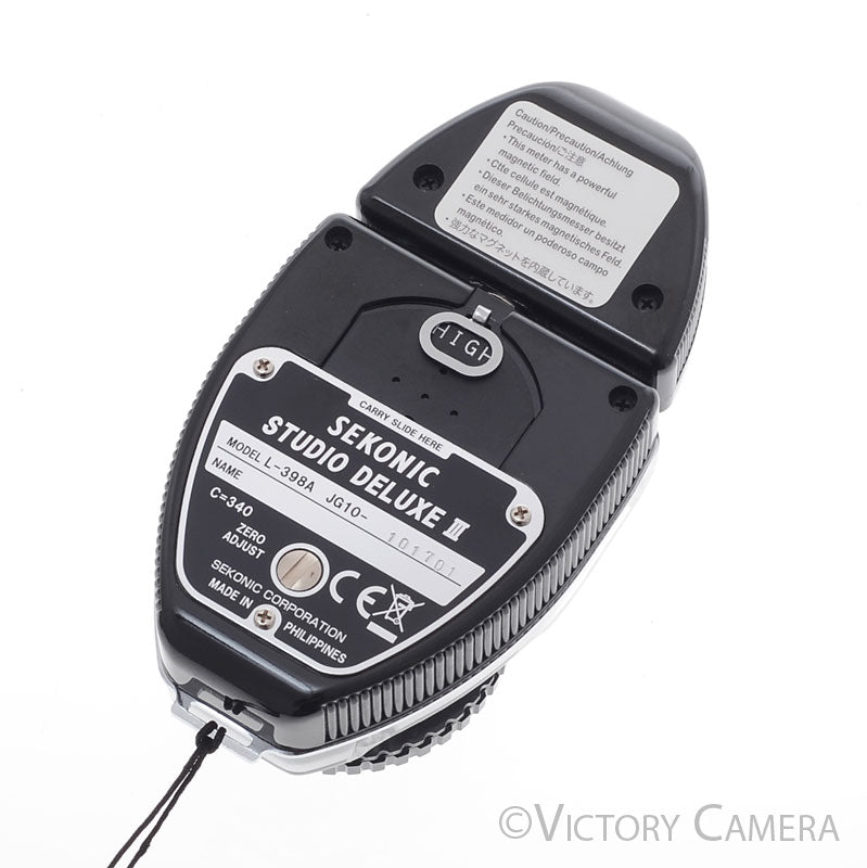 Sekonic Studio Deluxe III L-398 Light Meter -Clean and Accurate- [EXC+] - Victory Camera
