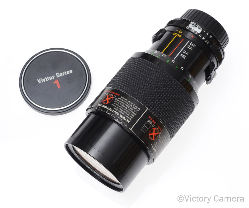 Vivitar Series 1 70-210mm f3.5 VMC Macro Zoom Lens for Nikon AI [EXC] - Victory Camera