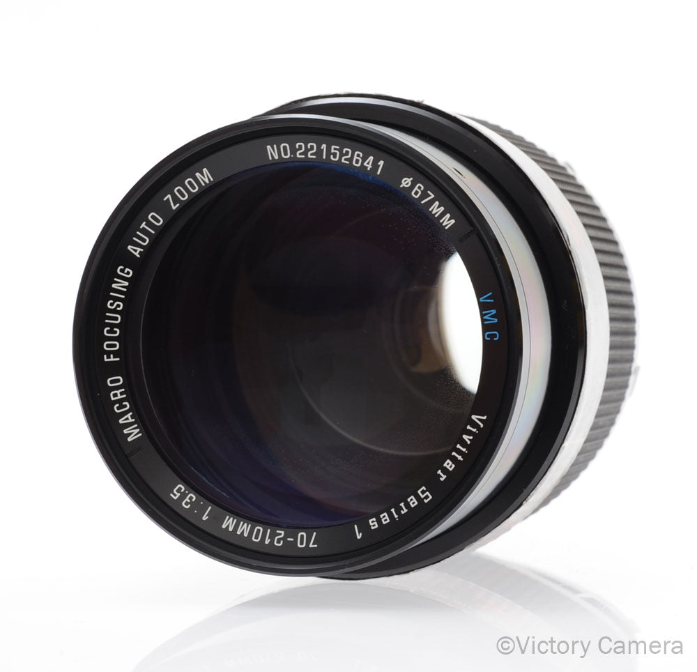 Vivitar Series 1 70-210mm f3.5 VMC Macro Zoom Lens for Nikon AI [EXC] - Victory Camera