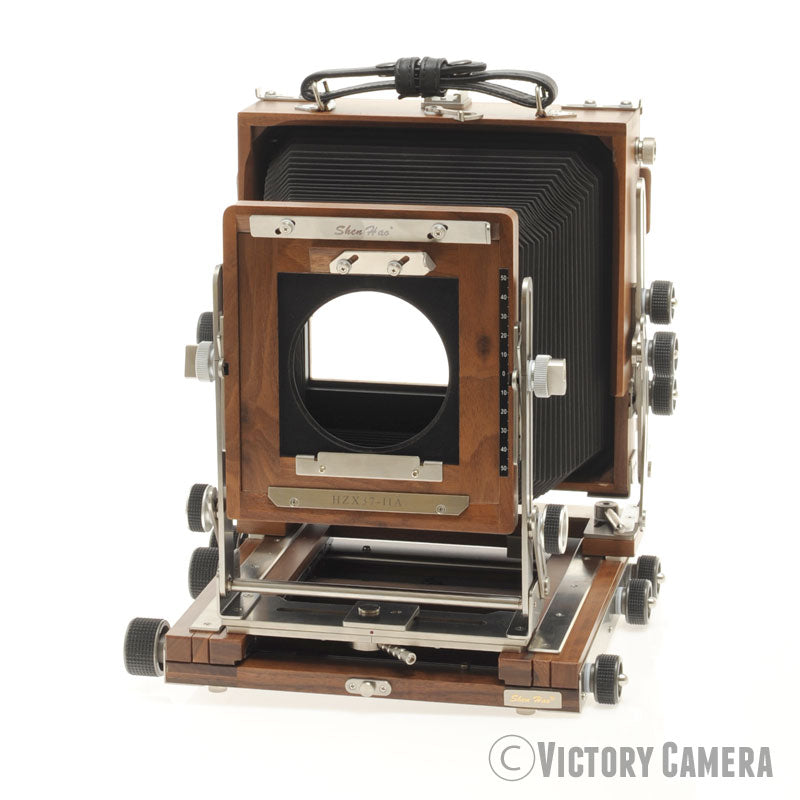 Shen Hao HZX57-IIA 5x7 Walnut Folding Large Format Camera  [MINT-]