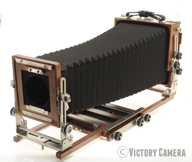 Shen Hao HZX57-IIA 5x7 Walnut Folding Large Format Camera  [MINT-]