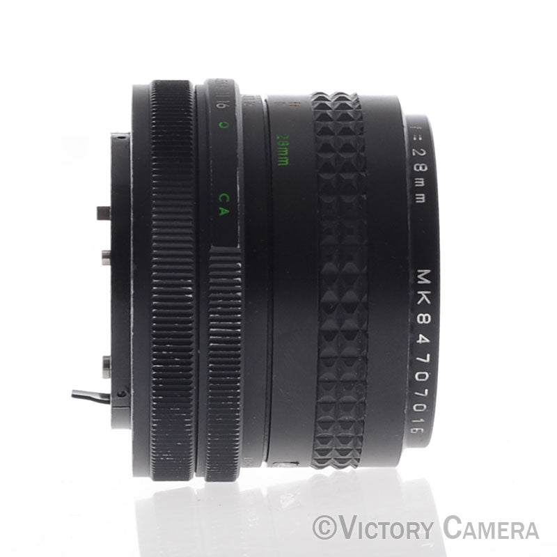 Focal MC Auto 28mm f2.8 Wide Angle Lens for Canon FD  [EXC-]