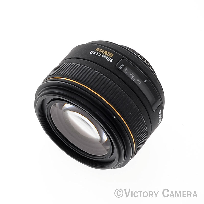 Sigma EX 30mm f1.4 D DC HSM Wide Angle Prime Lens For Nikon DX Cameras [EXC] - Victory Camera