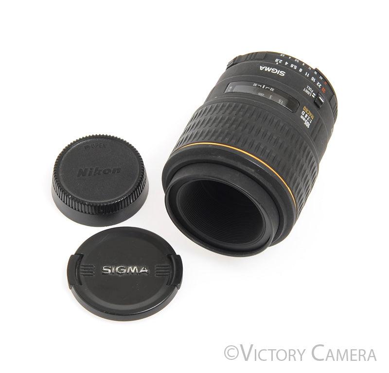 Sigma 105mm f2.8 D EX Autofocus Macro Lens for Nikon - Victory Camera