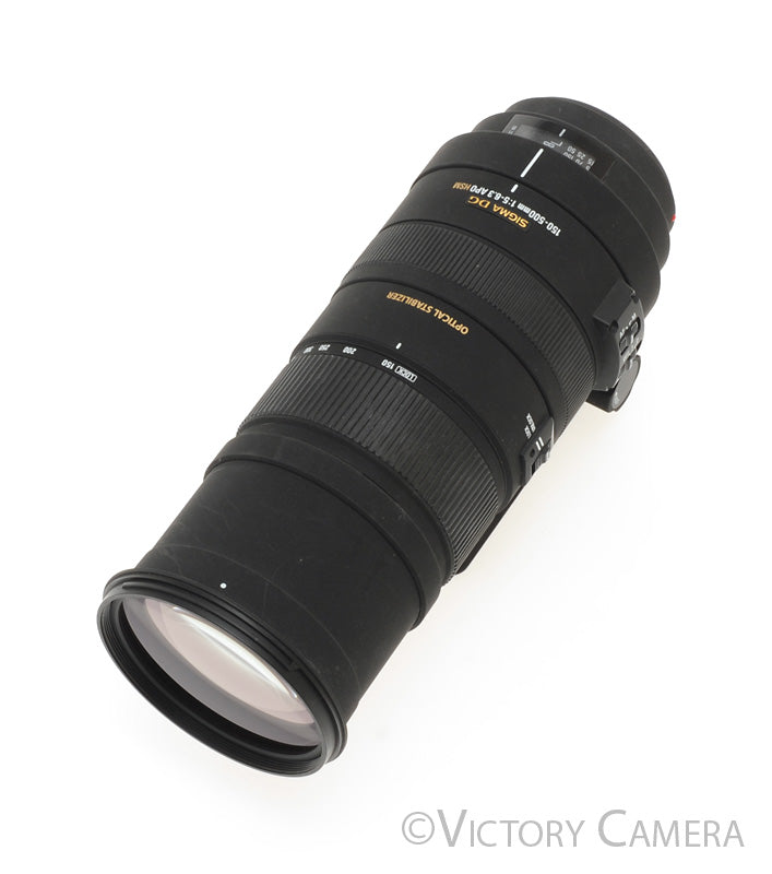 Sigma DG 150-500mm f5-6.3 APO HSM Zoom Lens for Sony A Mount [EXC+] - Victory Camera