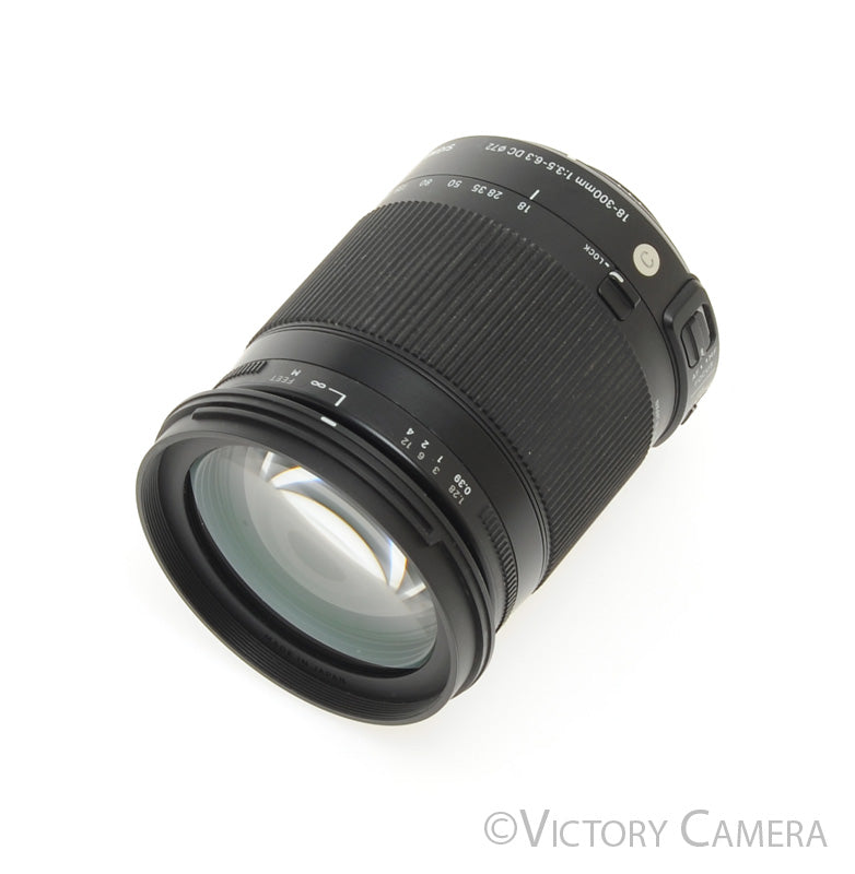 Sigma Contemporary 18-300mm f3.5-6.3 DC Zoom Lens for Nikon [EXC]
