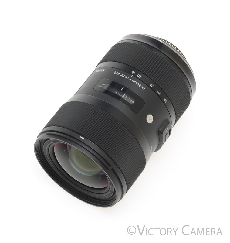 Sigma Art 18-35mm f1.8 DC 013 Wide Angle Zoom Lens for Nikon DX [EXC] - Victory Camera