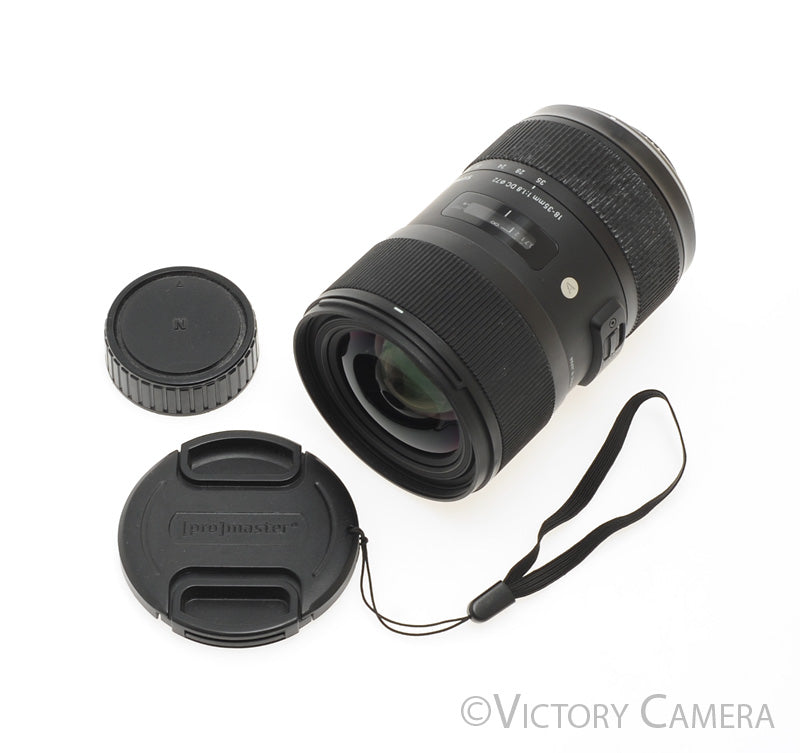 Sigma Art 18-35mm f1.8 DC 013 Wide Angle Zoom Lens for Nikon DX [EXC] - Victory Camera