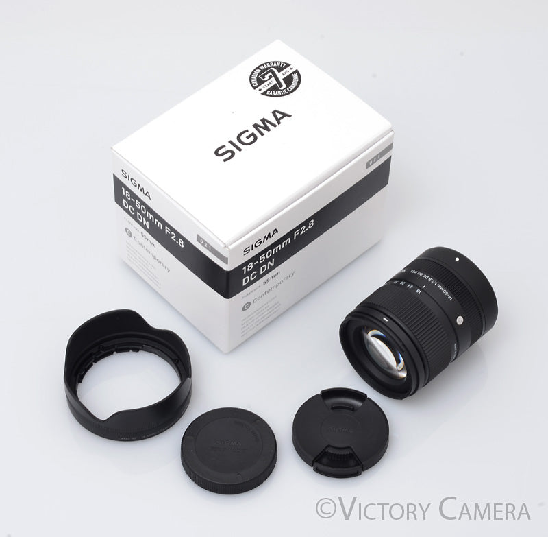 Sigma 18-50mm f2.8 DC DN Zoom Lens for Fujifilm X Mount [MINT-] - Victory Camera
