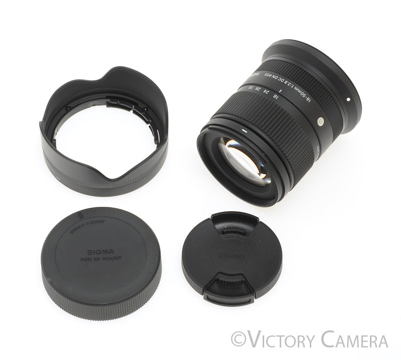 Sigma 18-50mm f2.8 DC DN Zoom Lens for Canon RF [MINT-] - Victory Camera