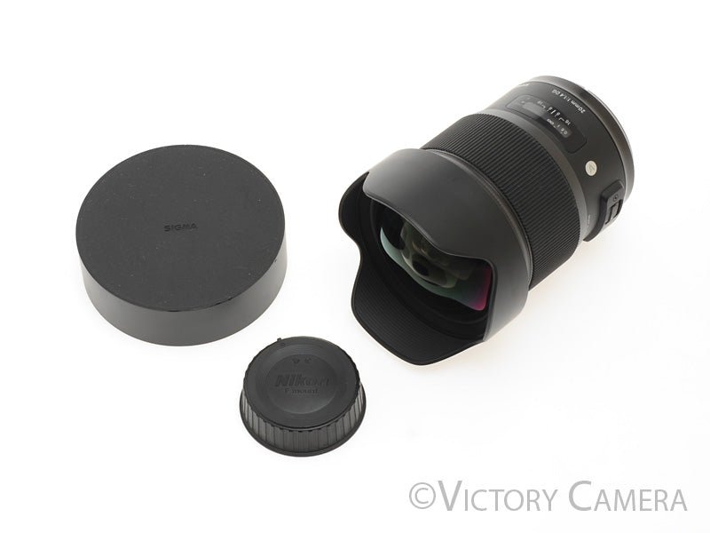 Sigma Art 20mm f1.4 DG Fast Wide Angle Lens for Nikon AF-S [EXC+] - Victory Camera