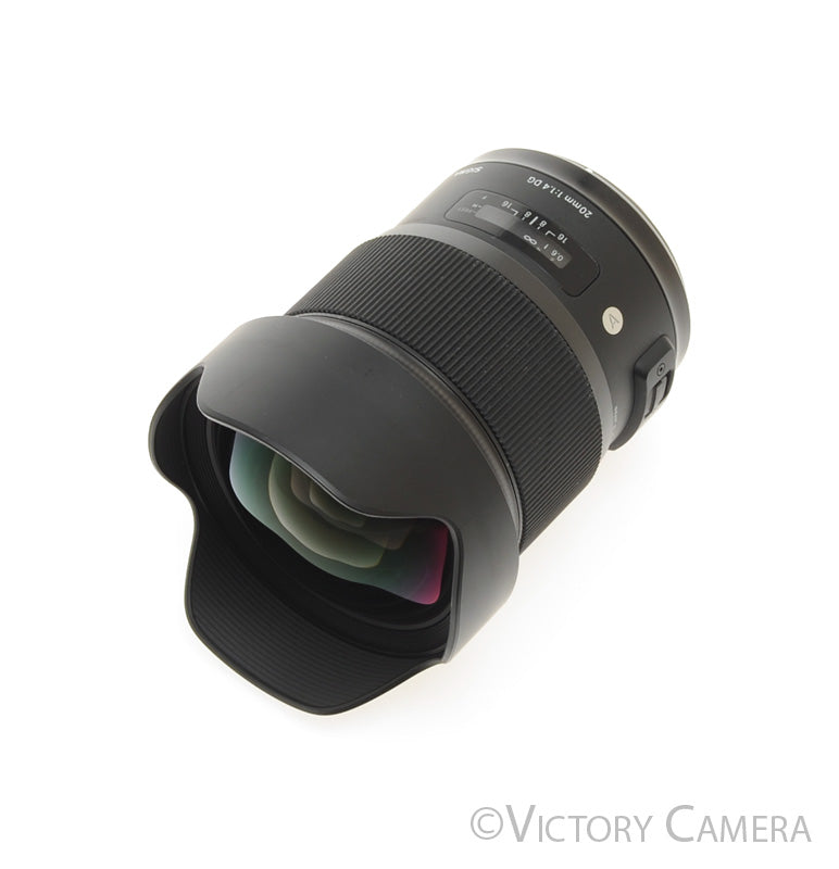 Sigma Art 20mm f1.4 DG Fast Wide Angle Lens for Nikon AF-S [EXC+] - Victory Camera