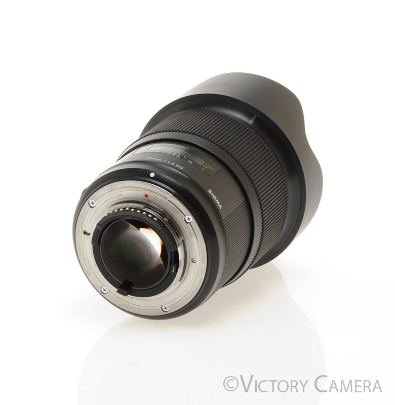 Sigma Art 20mm f1.4 DG Fast Wide Angle Lens for Nikon AF-S [EXC+] - Victory Camera