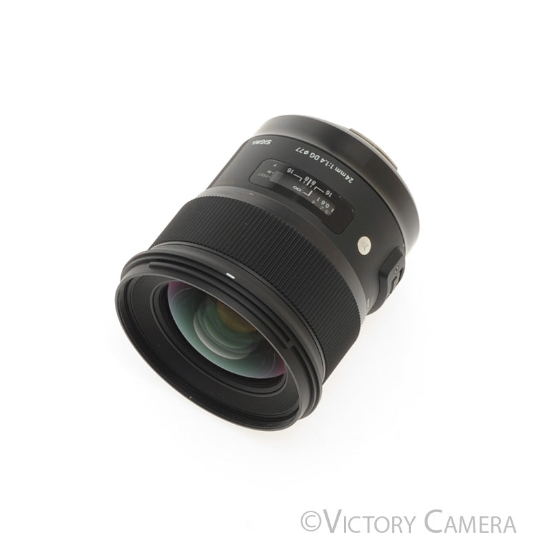 Sigma Art 24mm f1.4 DG Wide Angle Prime Lens for Canon EF [EXC+] - Victory Camera