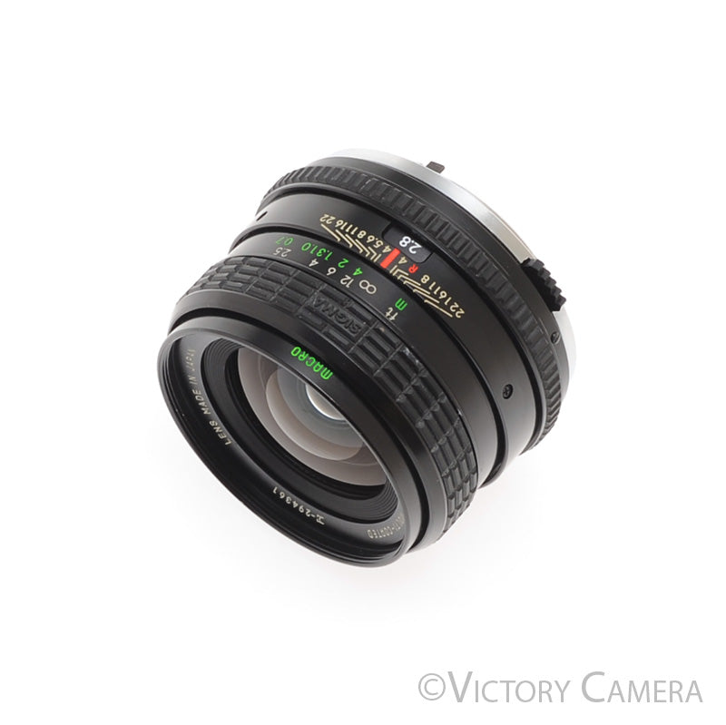 Sigma Mini-Wide 28mm f2.8 MC Wide Angle Prime Lens for Olympus OM  [EXC] - Victory Camera