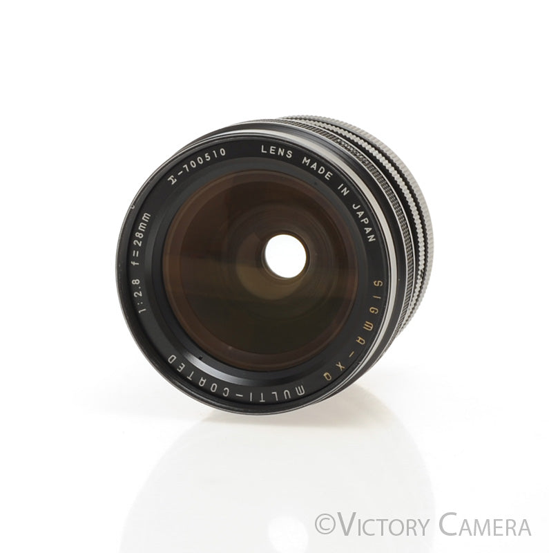 Sigma-XQ 28mm f2.8 MC Wide Angle Macro Prime Canon FD Lens [EXC] - Victory Camera