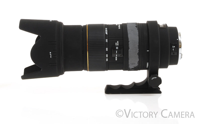 Sigma DG 50-500mm f4-6.3 APO HSM AF-S Lens for Canon EF w/ Case [EXC+] - Victory Camera