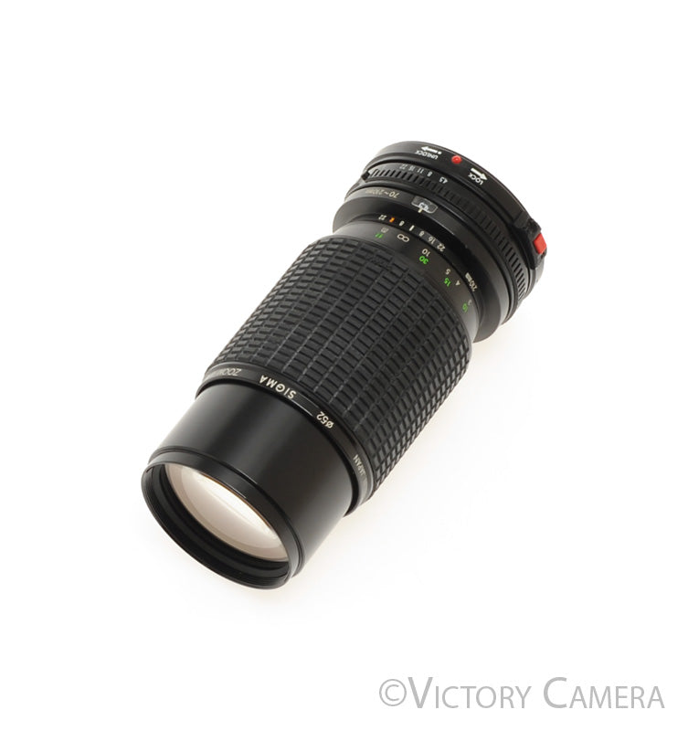 Sigma Multicoated 70-210mm f4.5 Zoom-K II Lens for Canon FD [EXC] - Victory Camera