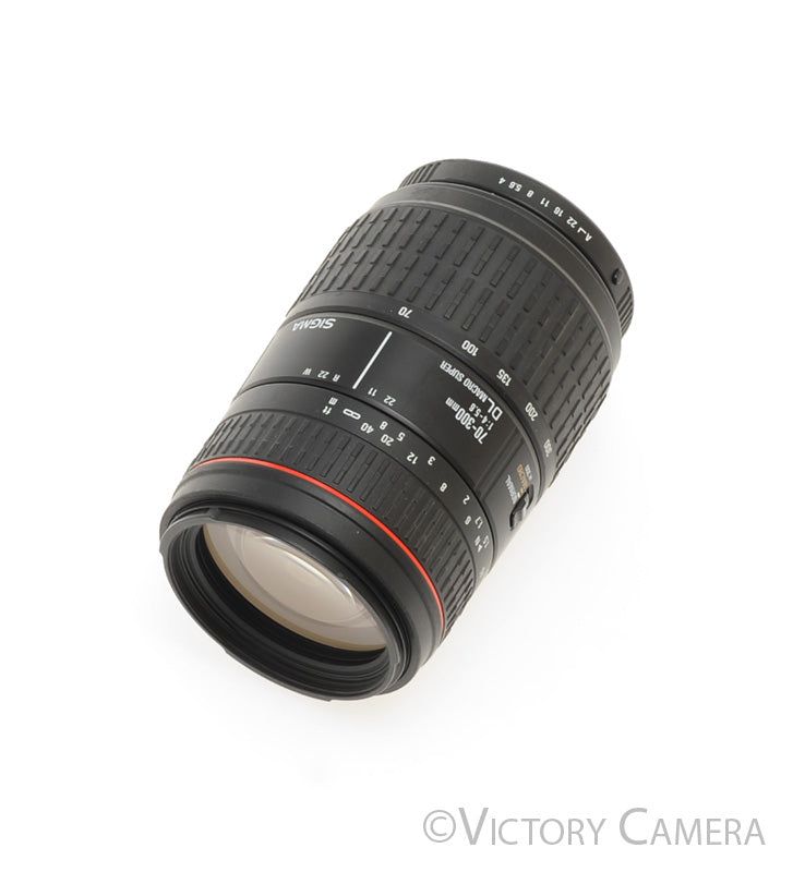 Sigma 70-300mm f4-5.6 Autofocus DL Macro Telephoto Lens Pentax KAF2 [EXC] - Victory Camera