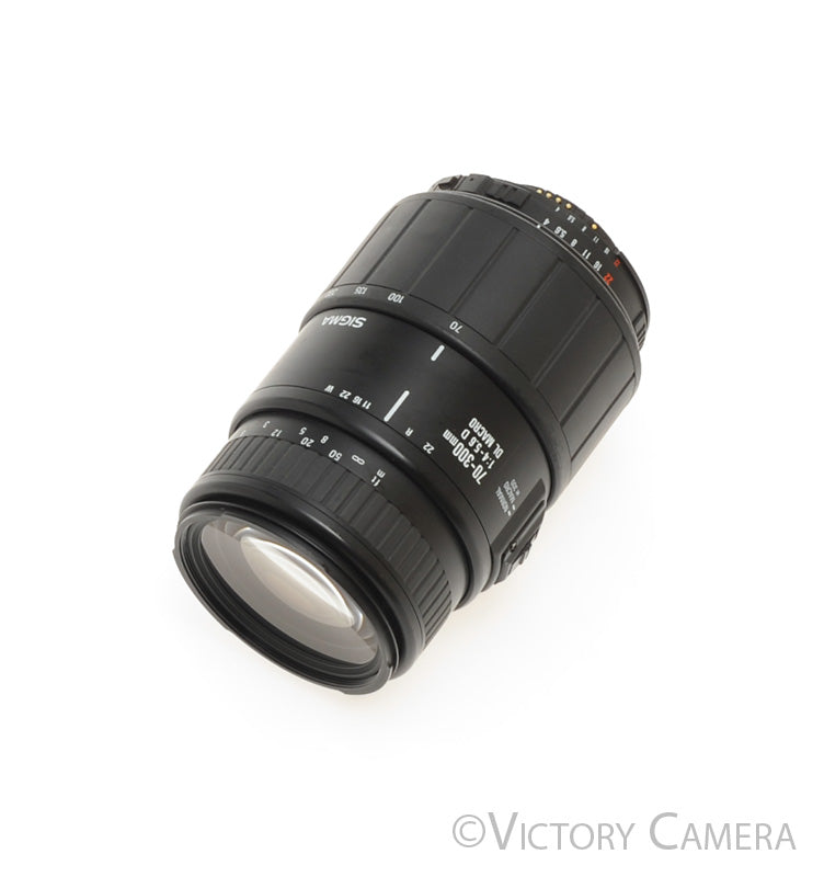 Sigma 70-300mm f4-5.6 Autofocus DL Macro Telephoto Lens Nikon F [EXC] - Victory Camera
