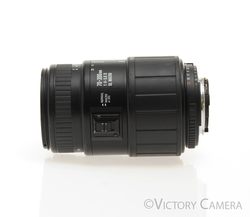 Sigma 70-300mm f4-5.6 Autofocus DL Macro Telephoto Lens Nikon F [EXC] - Victory Camera