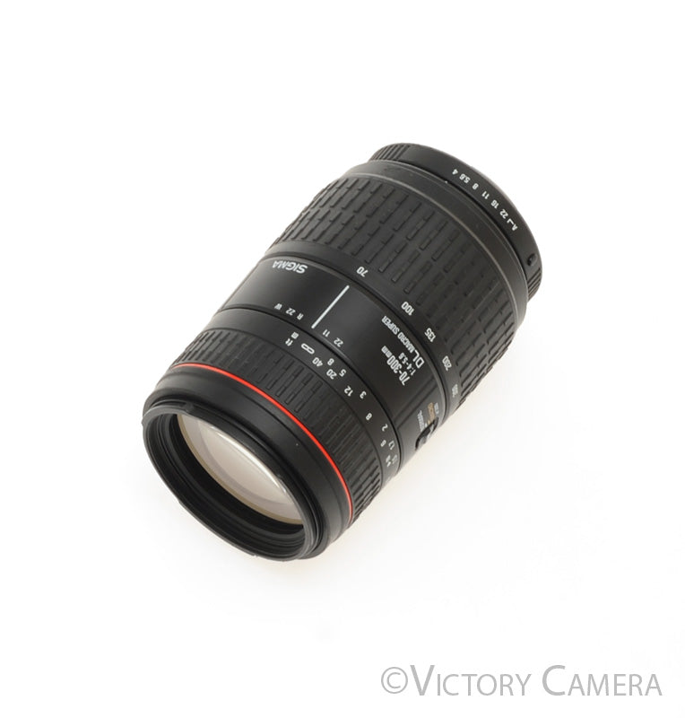 Sigma 70-300mm f4-5.6 Autofocus DL Macro Telephoto Lens Pentax KAF2 [EXC] - Victory Camera