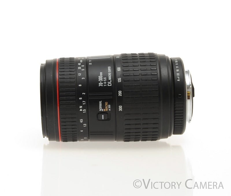 Sigma 70-300mm f4-5.6 Autofocus DL Macro Telephoto Lens Pentax KAF2 [EXC] - Victory Camera