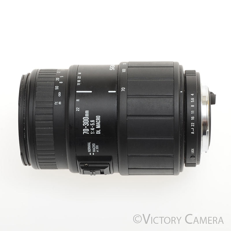 Sigma 70-300mm f4-5.6 Autofocus DL Macro Telephoto Lens Pentax K [EXC] - Victory Camera