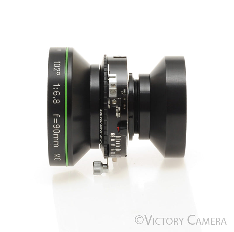 Sinar / Rodenstock Sinaron W 90mm f6.8 MC Wide Angle 4x5 Lens [EXC+] - Victory Camera