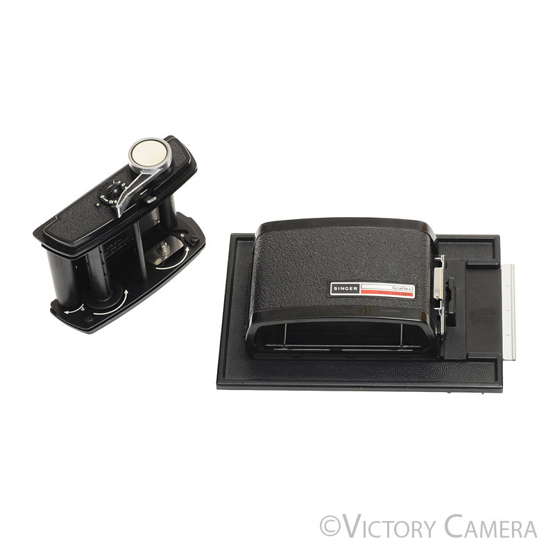 Singer 6x7 Roll Film Back for 4x5 Graflok [EXC+] - Victory Camera