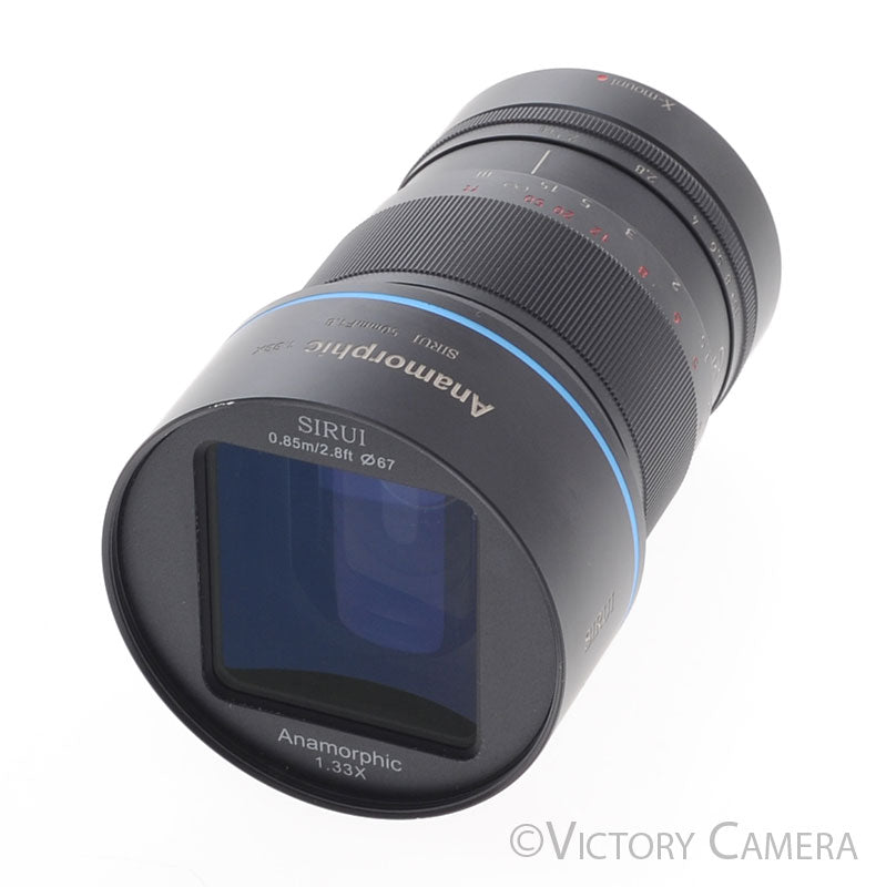 Sirui 50mm f1.8 1.33x Anamorphic Lens for Fujifilm X Mount [EXC+] - Victory Camera