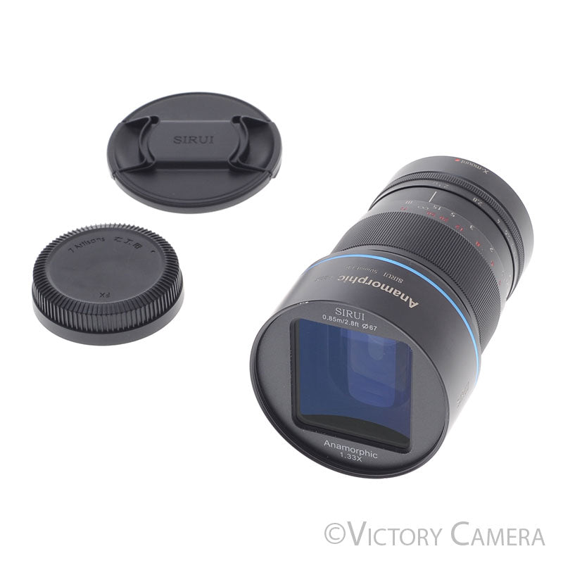 Sirui 50mm f1.8 1.33x Anamorphic Lens for Fujifilm X Mount [EXC+] - Victory Camera