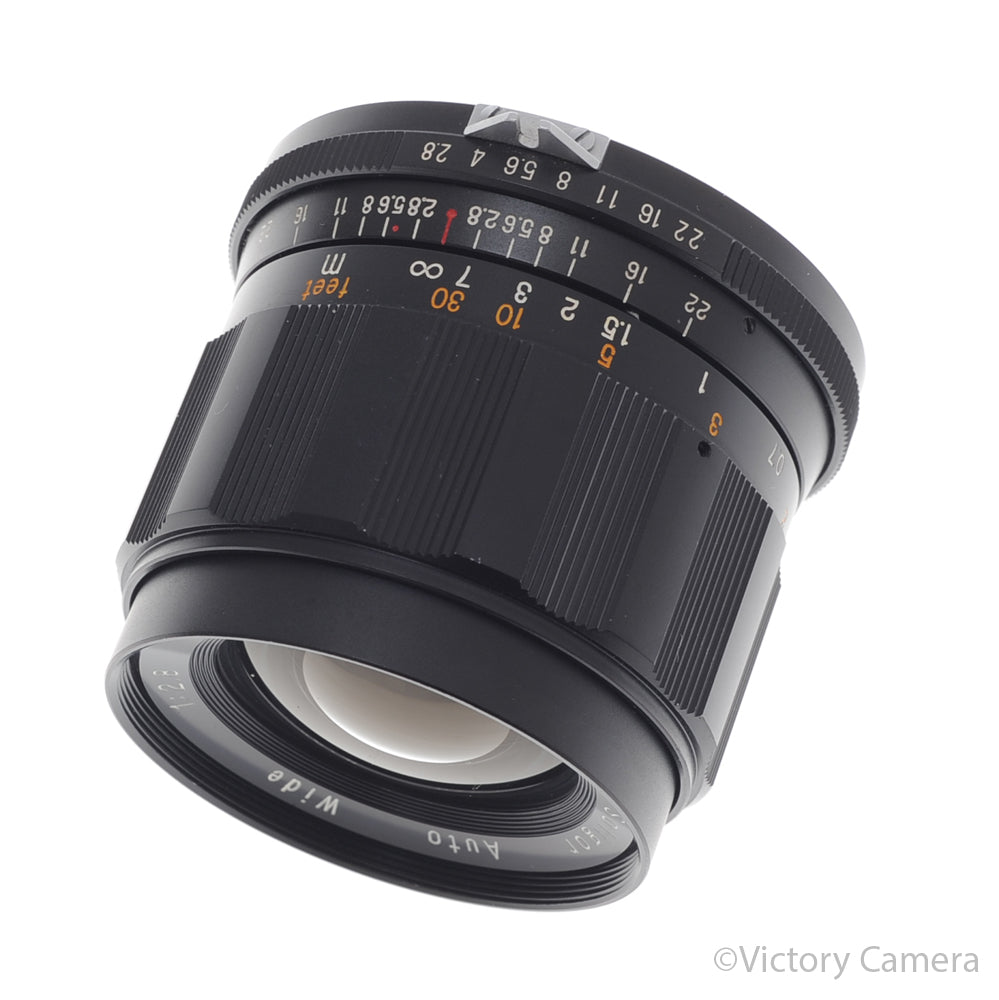 Soligor 28mm f2.8 Wide Angle Lens for Non-AI Nikon Mount [EXC+] - Victory Camera
