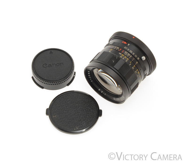 Soligor 28mm f2.8 Auto Wide Angle Lens for Canon FD Mount [EXC] - Victory Camera