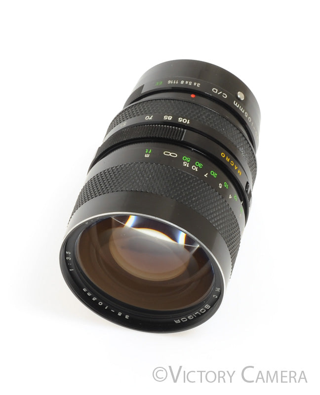 Soligor 35-105mm f3.5 MC Zoom Lens for Konica AR [EXC] - Victory Camera