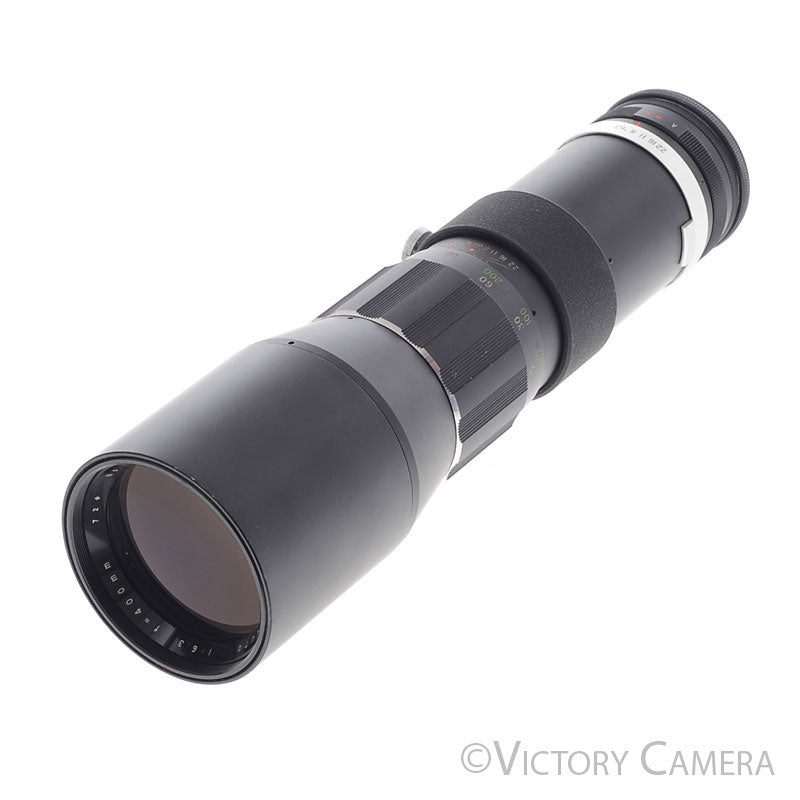 Soligor Tele-Auto 400mm f6.3 Telephoto Prime Lens for Canon FD [EXC-] - Victory Camera