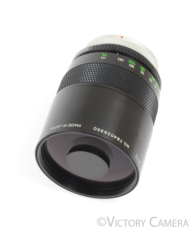 Soligor 500mm F8 Telephoto Mirror Lens for Canon FD -Clean in Case- - Victory Camera