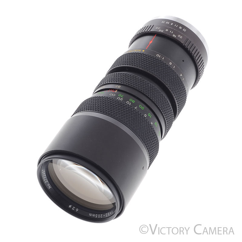 Soligor 85mm-205mm f3.8 MC Telephoto Zoom Lens for Pentax K Mount [EXC] - Victory Camera