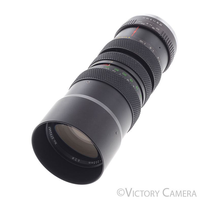 Soligor 85mm-205mm f3.8 MC Telephoto Zoom Lens for Pentax K Mount [EXC] - Victory Camera