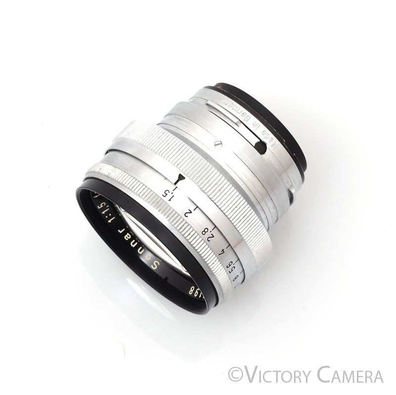 Zeiss Opton 50mm 5cm f1.5 T Sonnar Lens for Contax Rangefinder  [EXC+] - Victory Camera